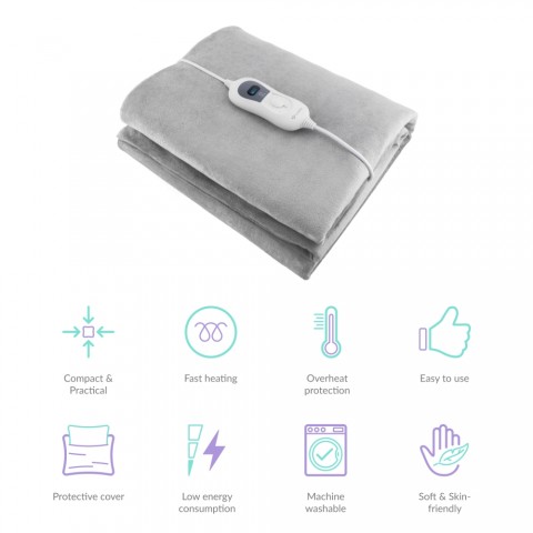 TrueLife Heatblanket 160X120 cm Elektromos takaró